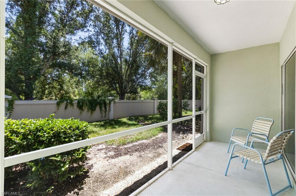 Screened in lanai