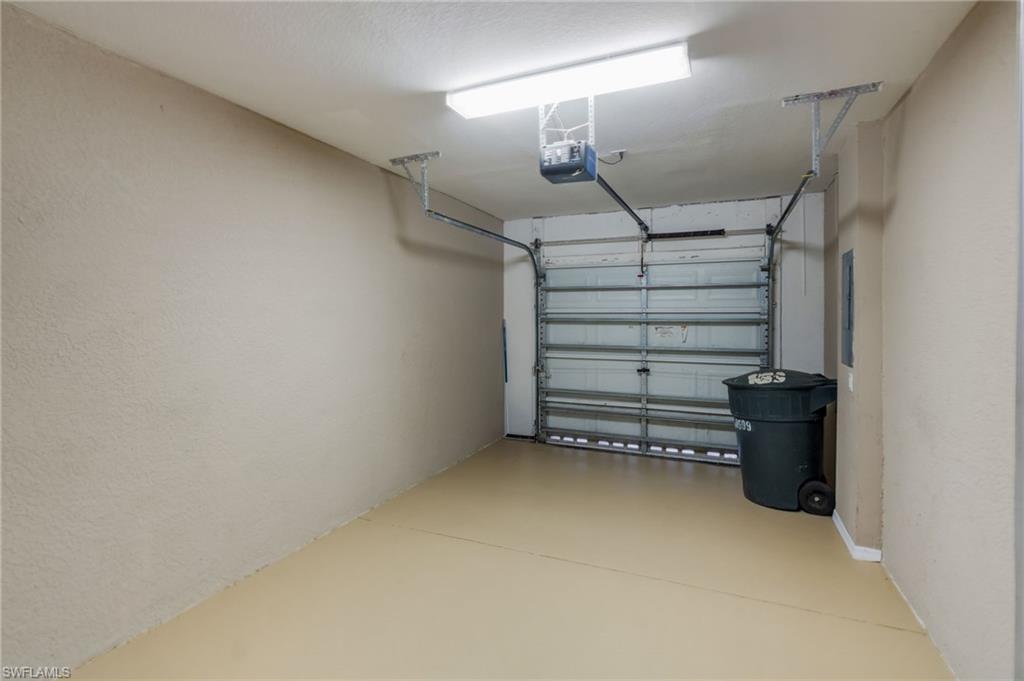 1 car attached garage with washer and dryer