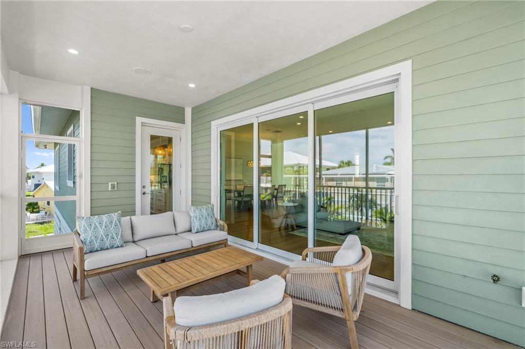 Spacious balcony. Virtually edited photo