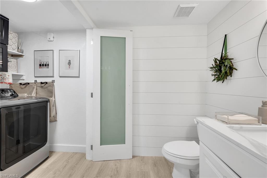 Laundry/Half Bath Combination