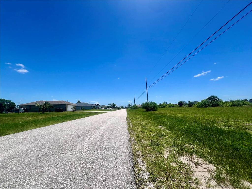 View of asphalt road