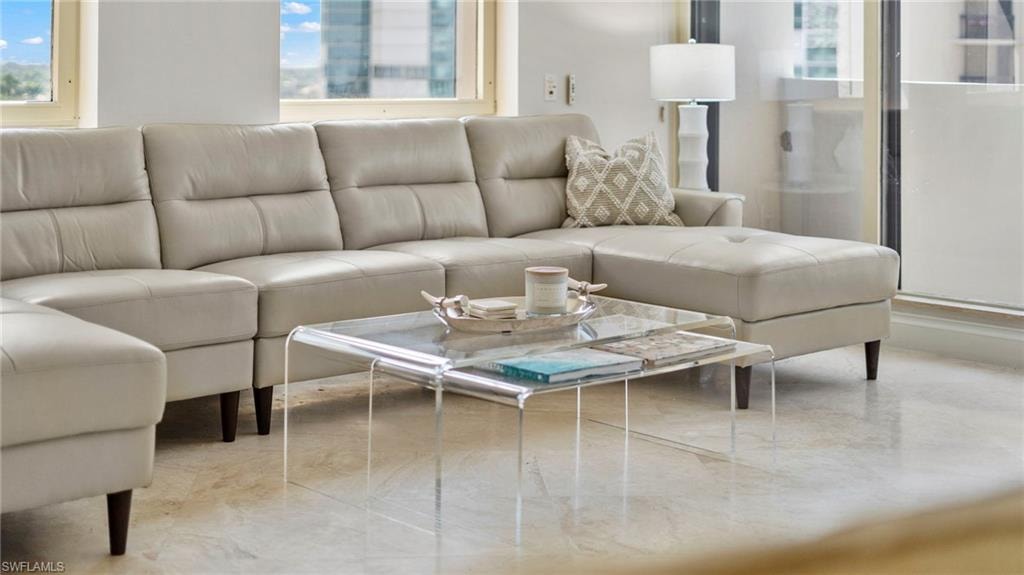 View of living room