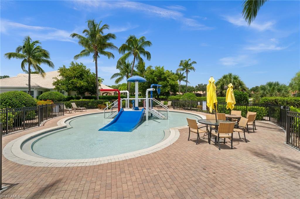 A shallow children's pool with its own slide, an easy yes for young families and visiting grandkids.