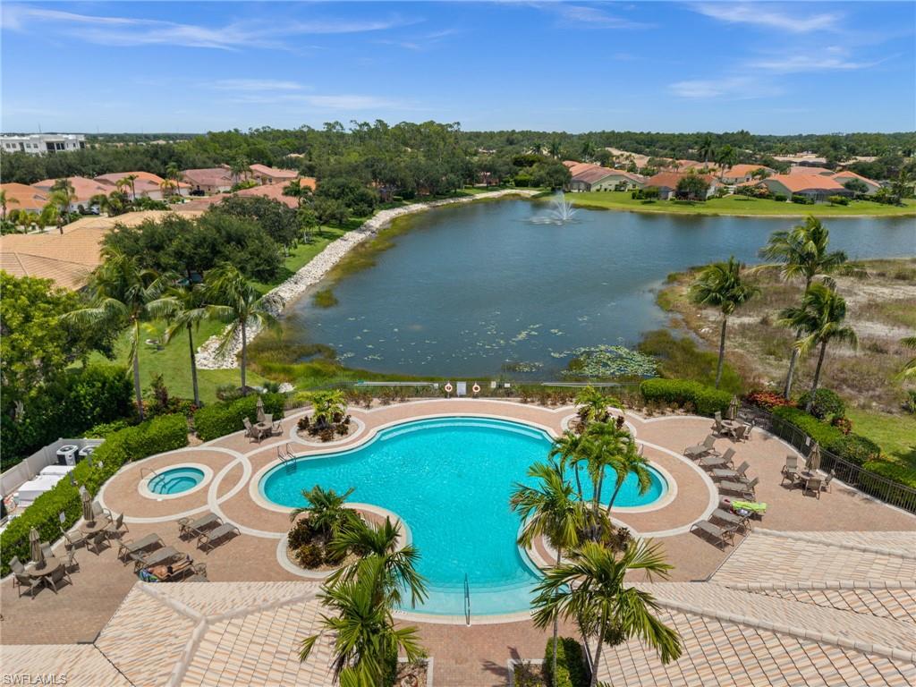 Resort style pool and spa