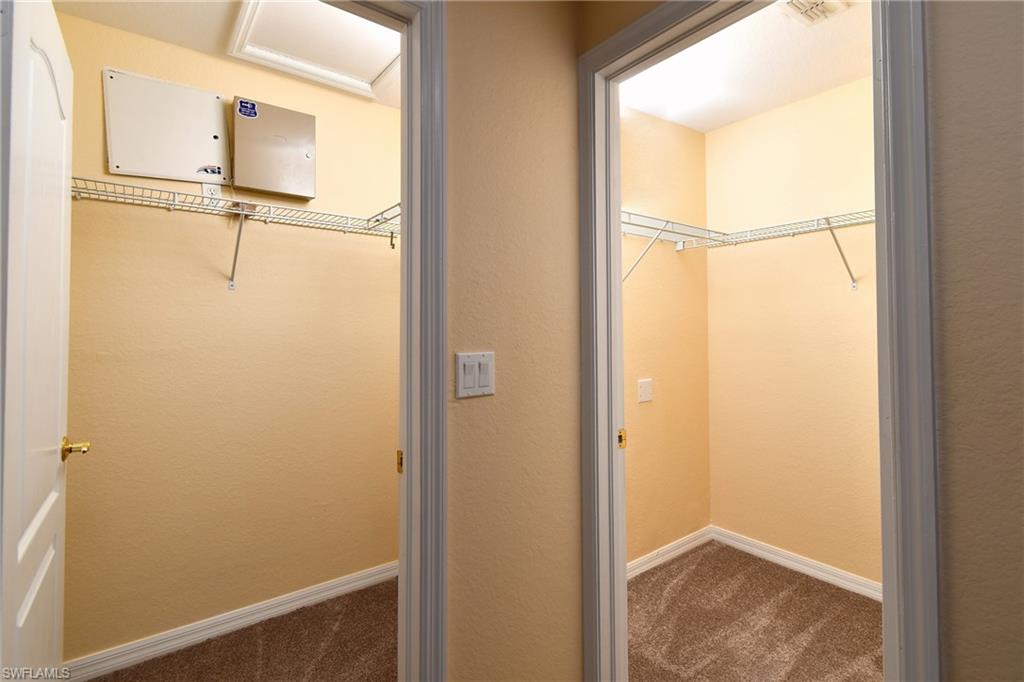His & hers closets