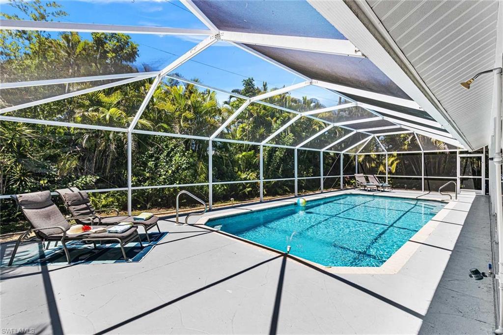 Enjoy all the fun in the sun in the electric-heated pool