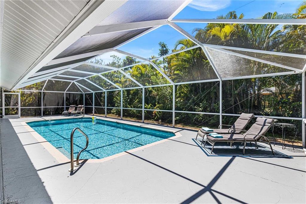 Work on your tan by the electric-heated pool