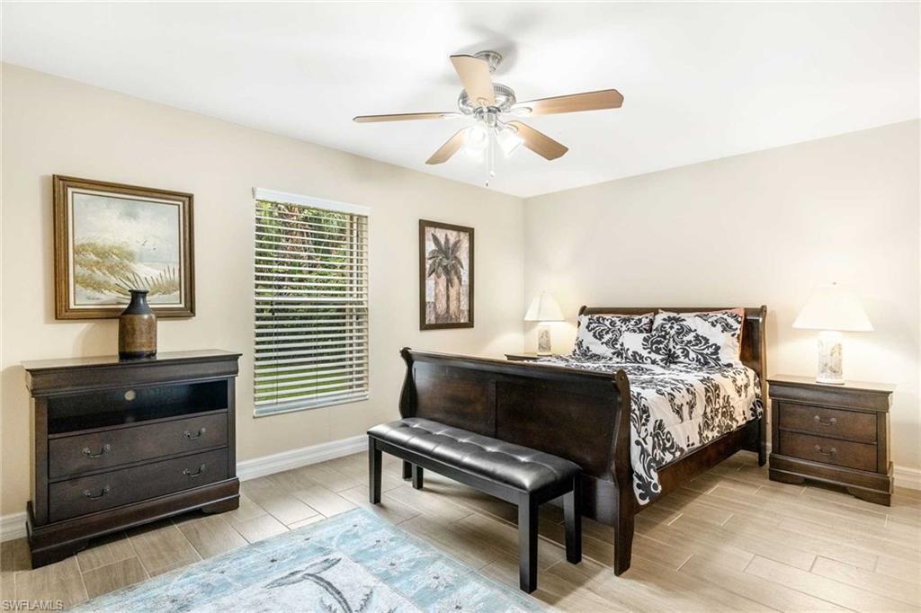Guest bedroom #2 has a Queen bed and additional storage