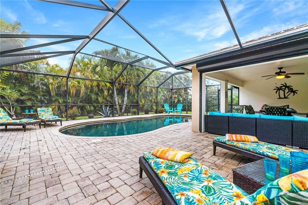 Work on your tan while lounging by the pool