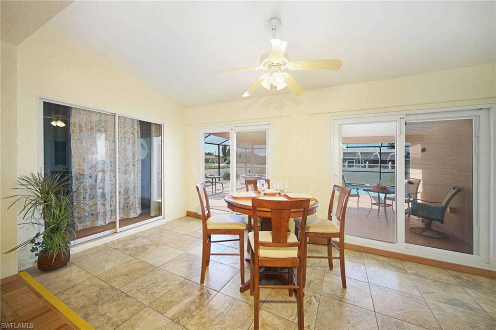 Enjoy additional seating in the attached "Florida Room"