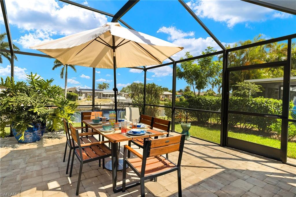 Patio dining