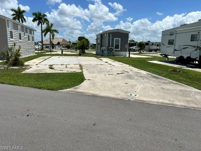 Front of the lot