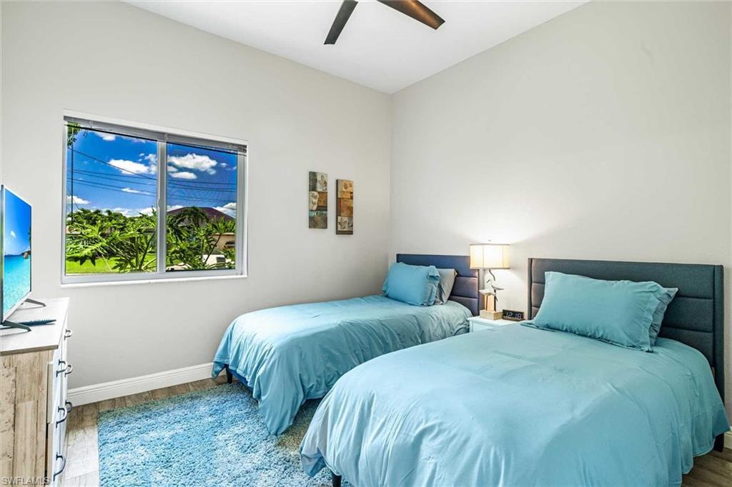 Guest bedroom #2 has two twin-size beds