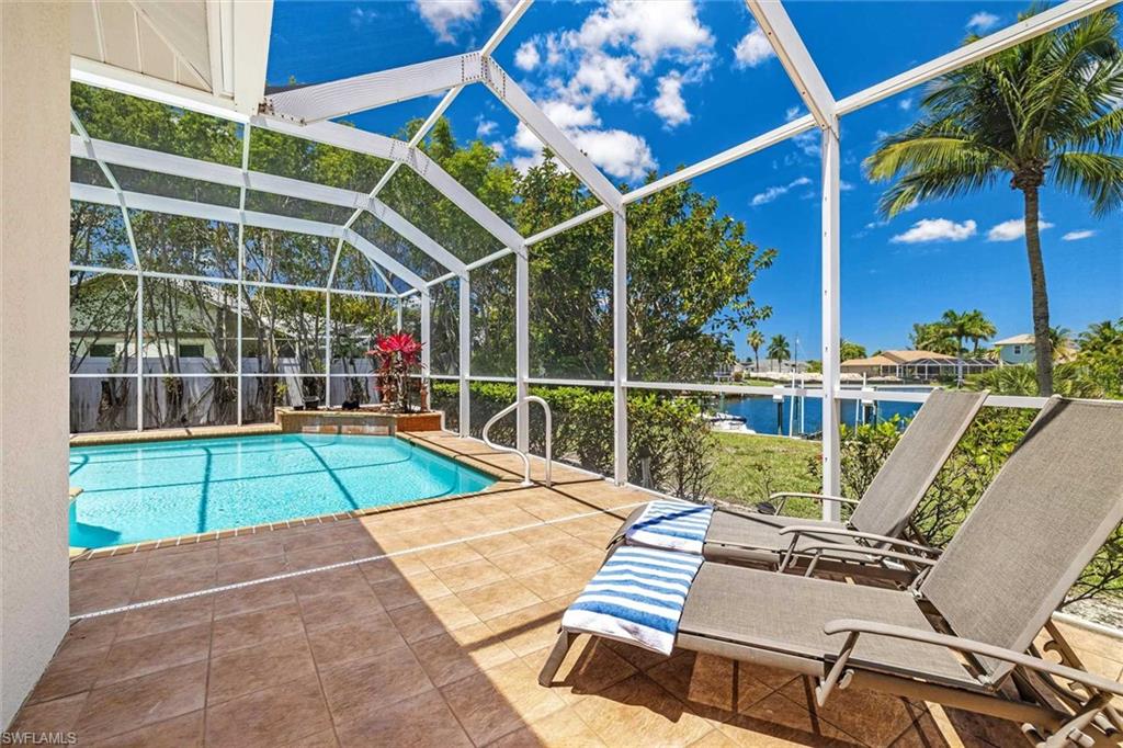 Work on your tan by the electric-heated pool!
