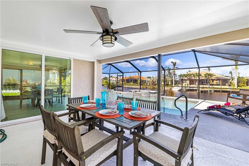 Enjoy meals poolside! Propane grill is also available