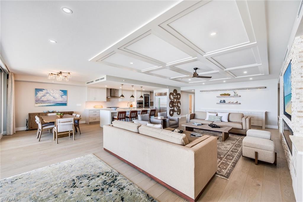 Great Room with Open Kitchen and Dining Area