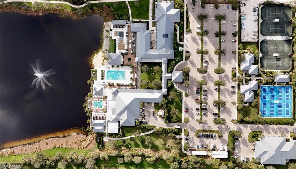 Aerial View of Clubhouse and Amenity Center