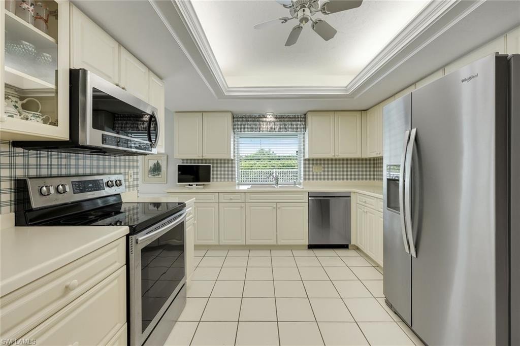 Kitchen features stainless appliances and plenty of storage!