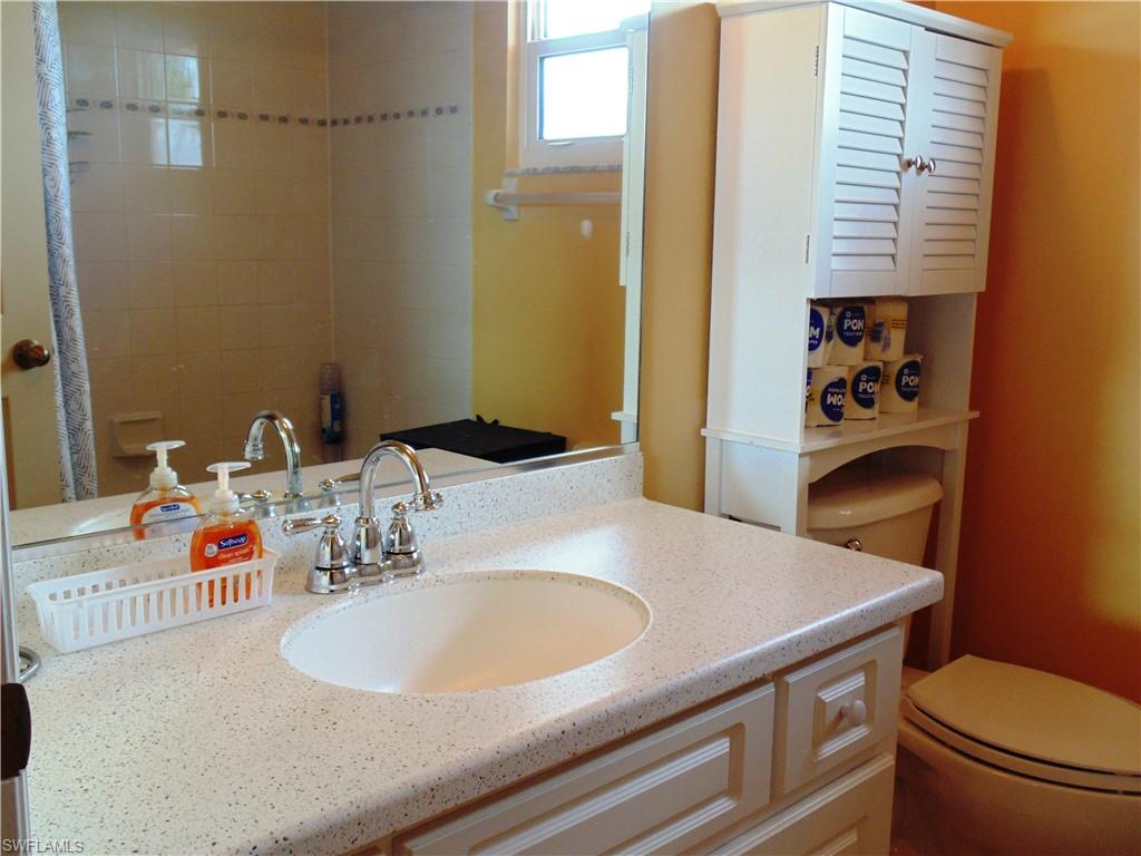 Guest bath and upstairs bathroom