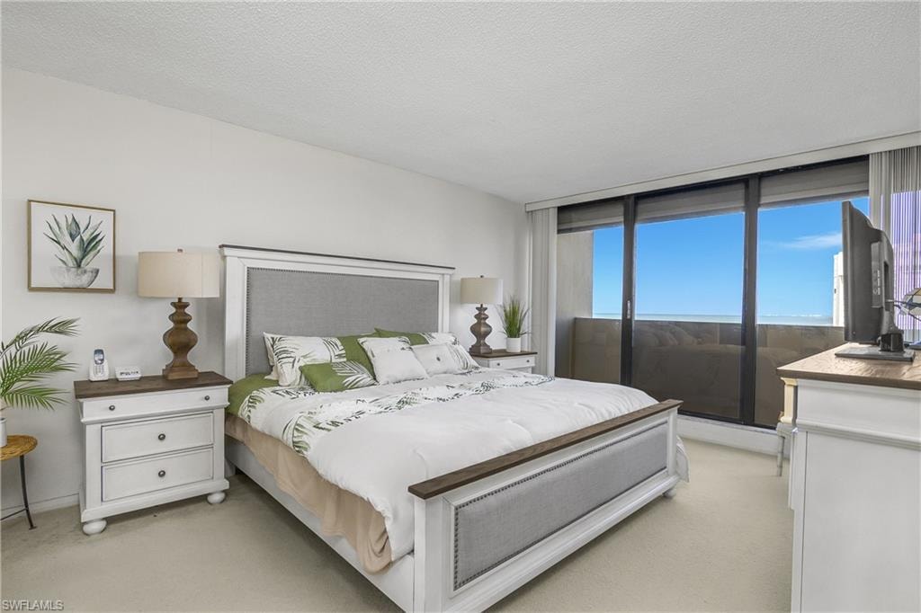 Master bedroom with Gulf view