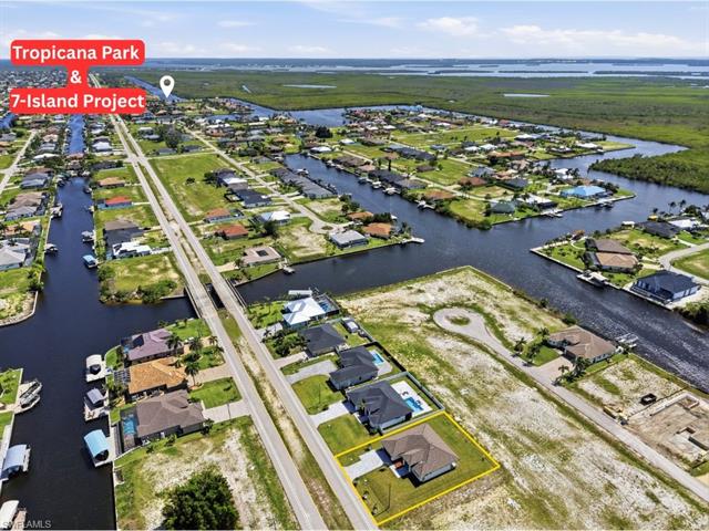 Showing the close proximity to the new Tropicana Park & the 7-Islands Project