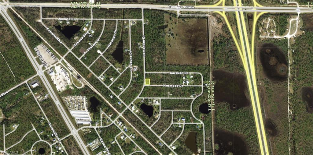 Aerial Map. Identifying the property's location and surrounding geographical features