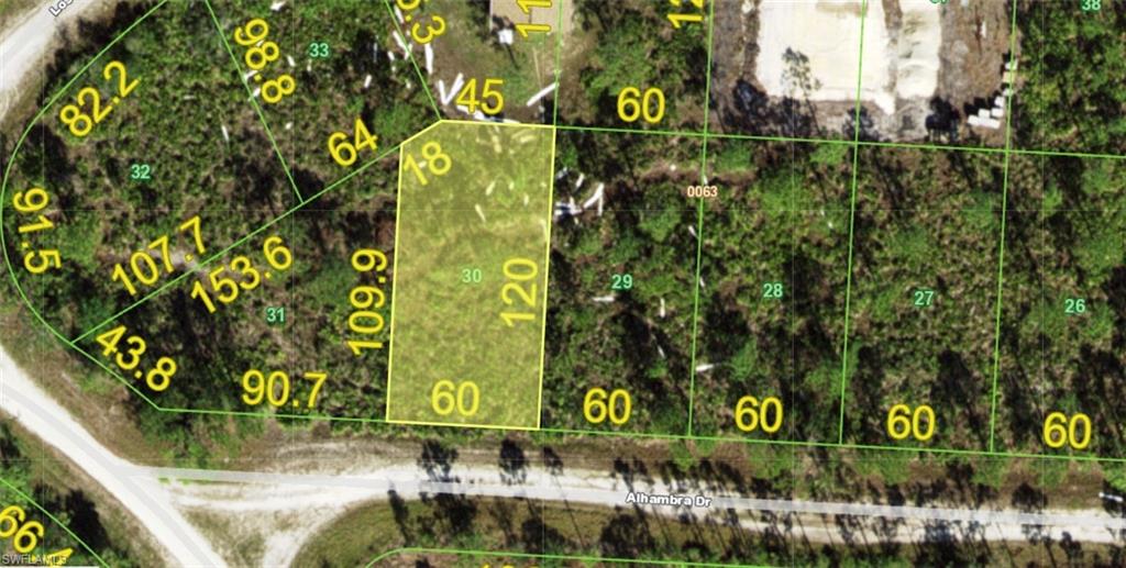 Plat Map. Illustrating the property boundaries and dimensions