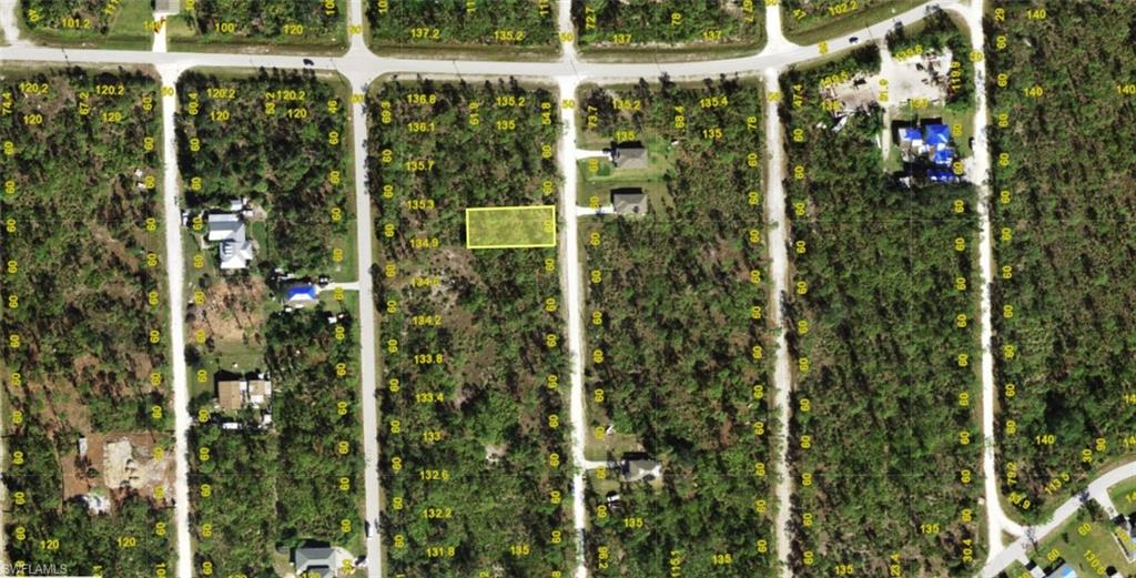 Aerial Map. Indicating the parcel configuration and lot boundaries of the property