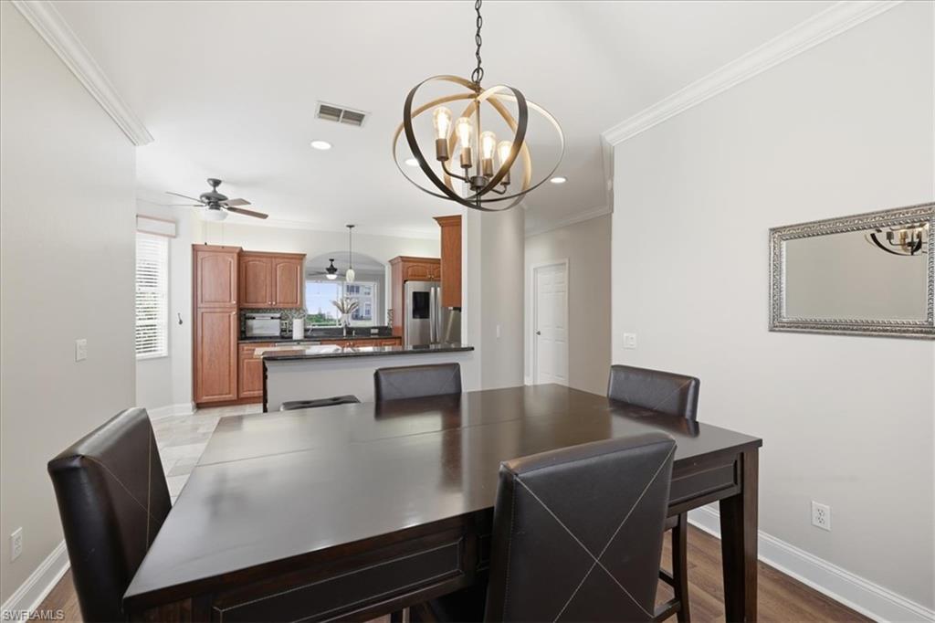 Flex Space; currently used as a formal dining area