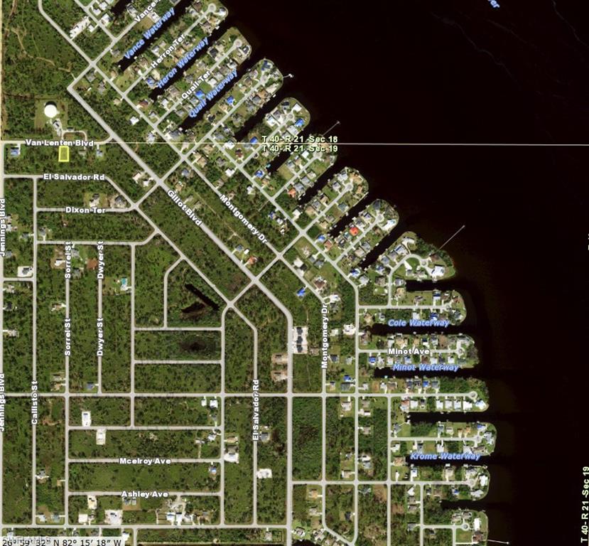 Aerial Map. Displaying the property's geographic context and surrounding infrastructure