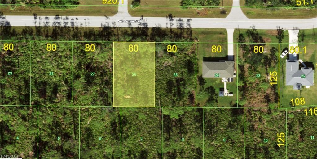Plat Map. Illustrating lot dimensions and property boundaries for the property