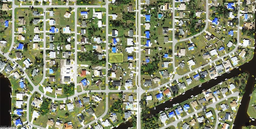 Aerial Map. Depicting the property location within its surrounding area