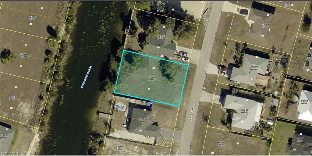 Property Survey Map. Illustrating the property's boundaries and surrounding features