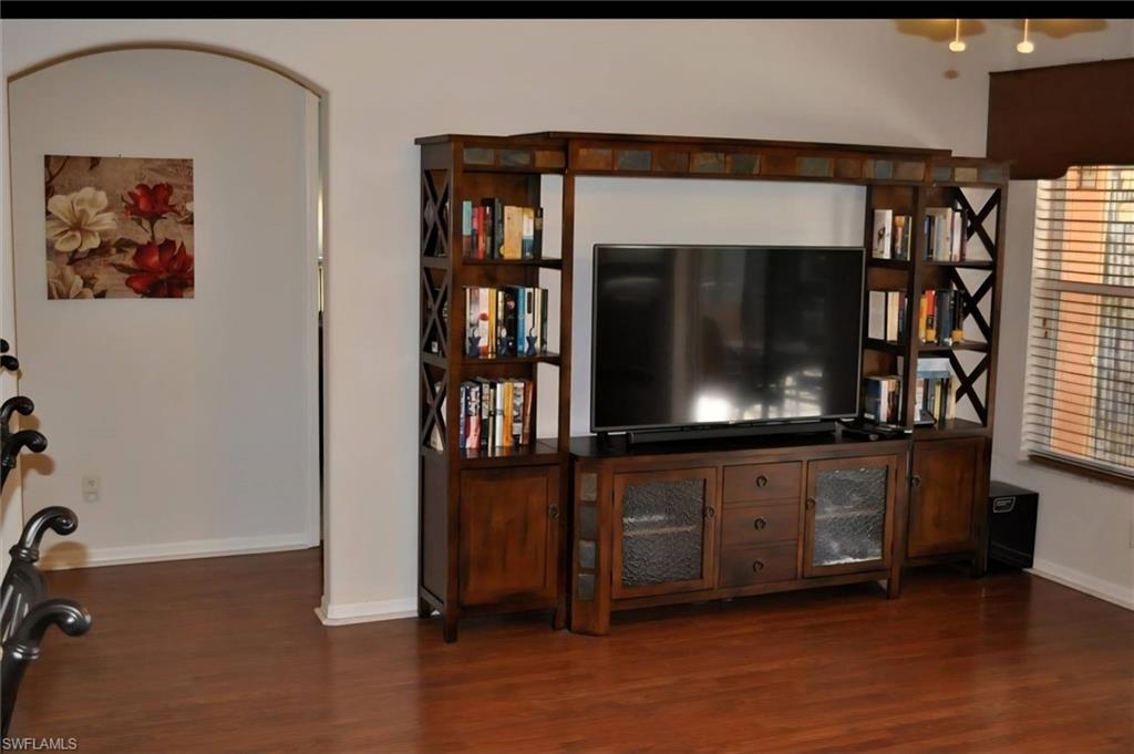 Wood-finish flooring throughout