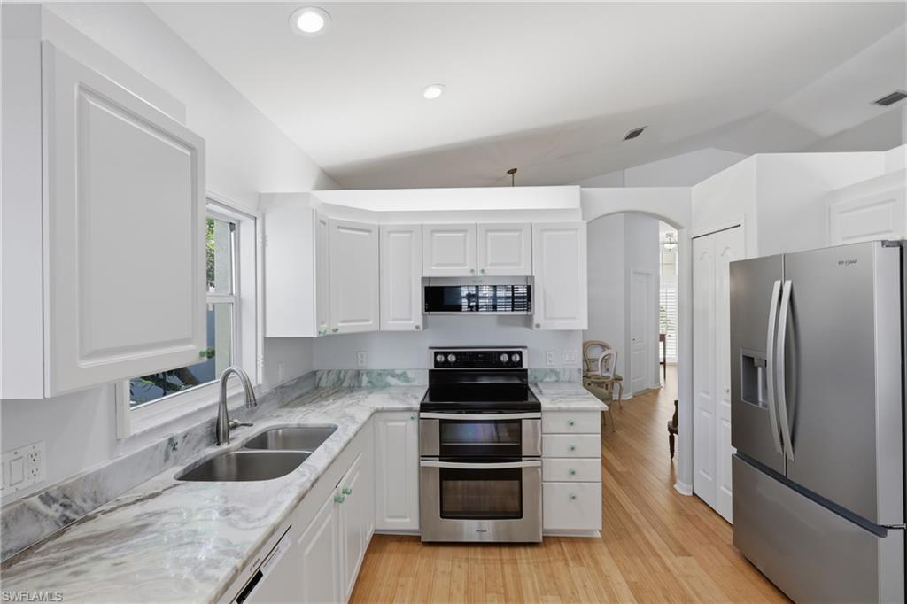 Granite tops in kitchen