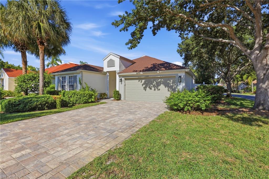 Paver driveway.