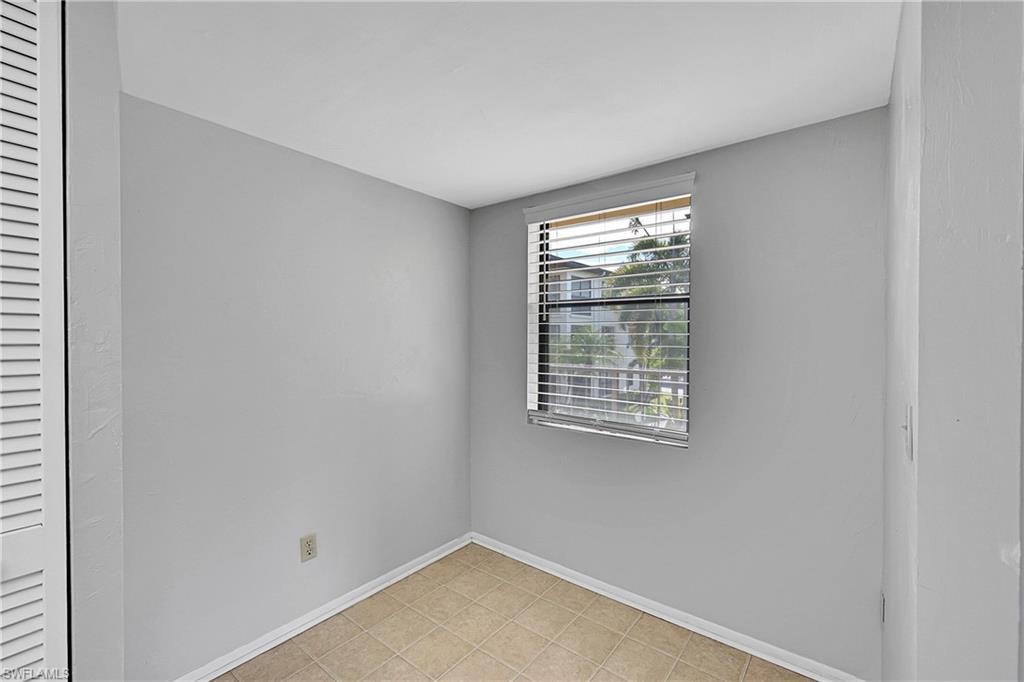 Empty room with baseboards