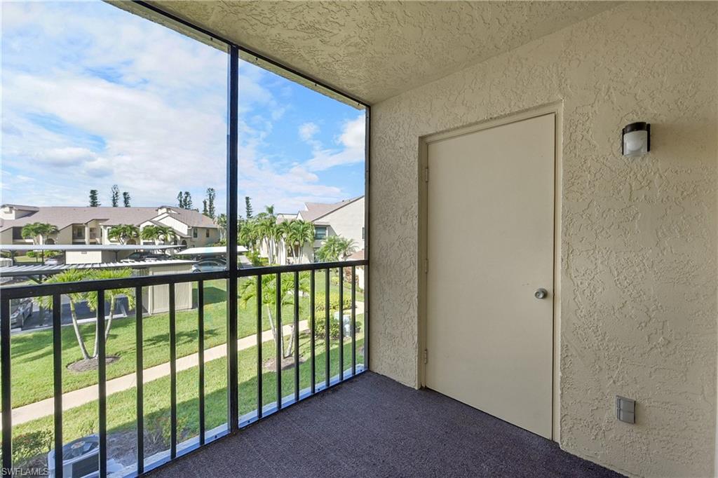 Balcony with a sunroom