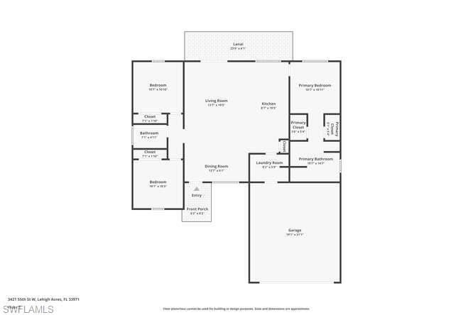 View of floor plan / room layout