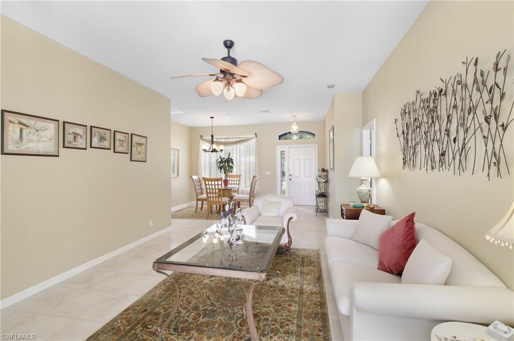 View to Living and Dining Room from Sliders