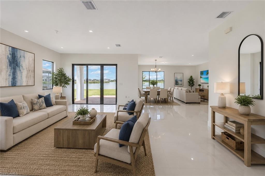 Living Room - Virtually Rendered