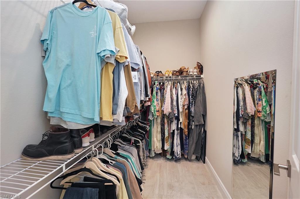 Primary closet