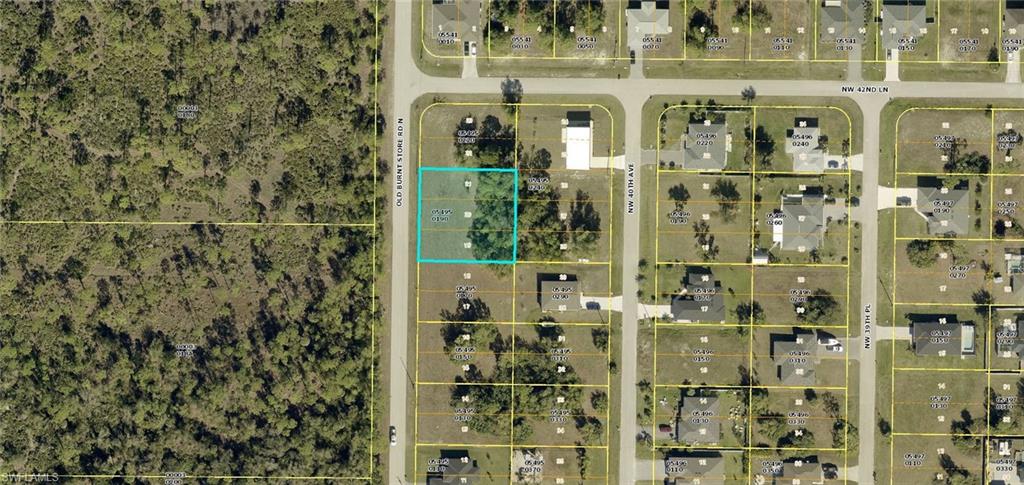 Aerial Map. Displaying the property within a residential development