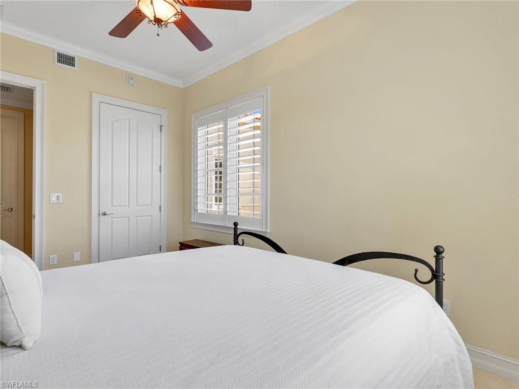 Guest bedroom with privacy away from the Primary Suite