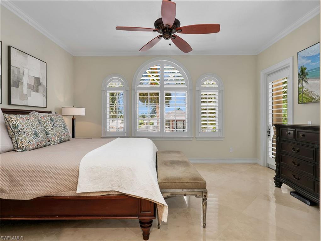 Primary Bedroom with access to the Balcony