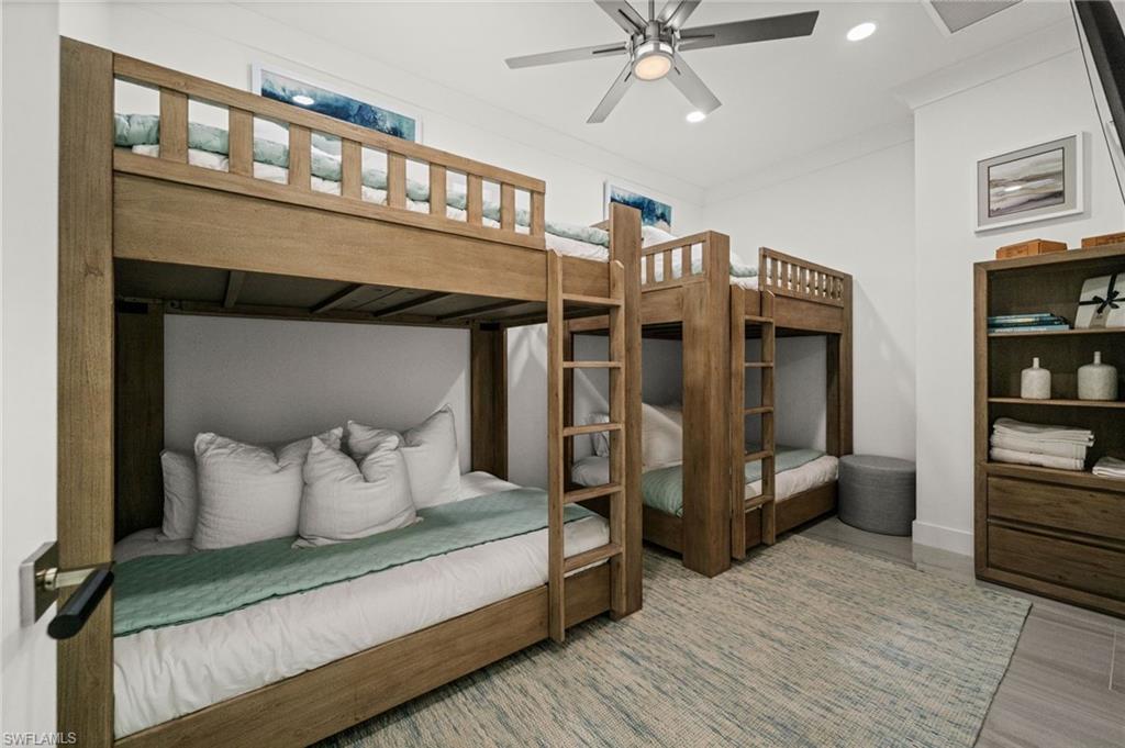 Bedroom 6 downstairs being used as a kids room