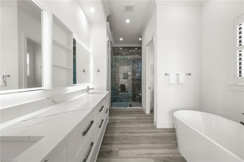 Primary Bathroom with soaking tub
