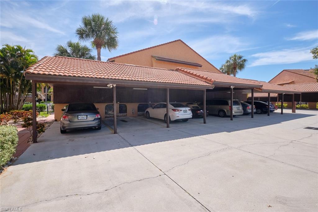 Covered parking spots