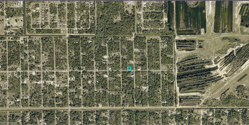 Aerial Property Map. Displaying the property's location within a larger geographic area