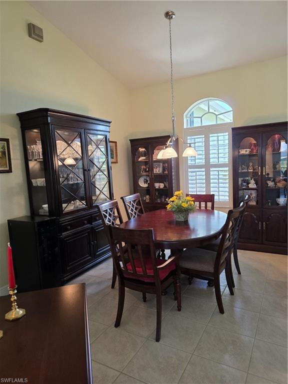 Formal dining area